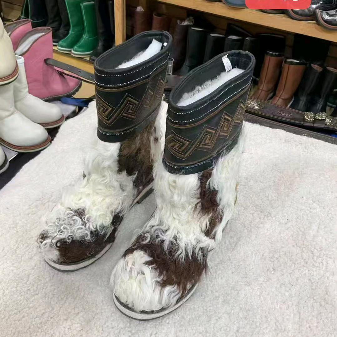 马毛靴子  民族产品