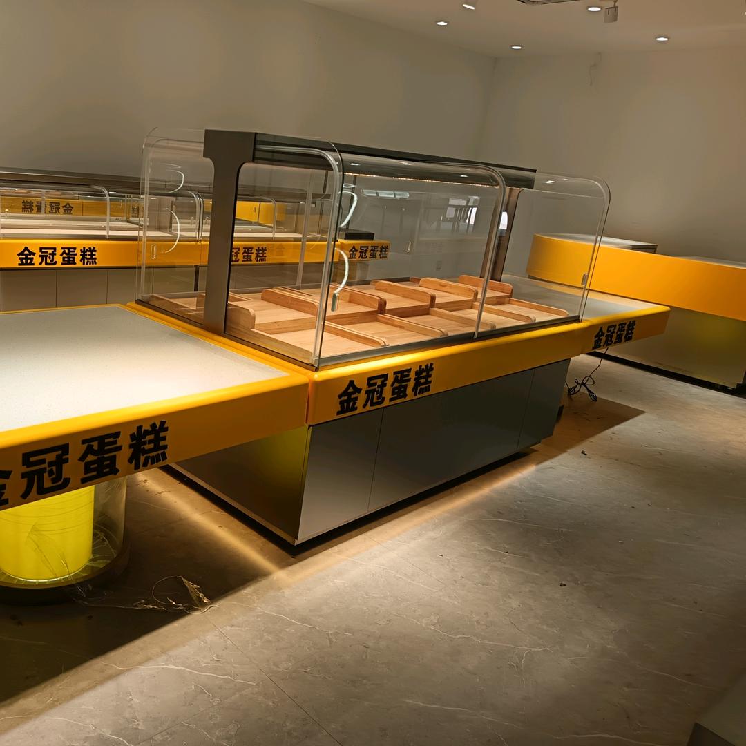 烘焙面包展示柜糕点柜台订制