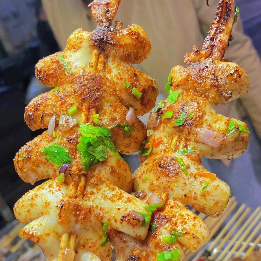 老兵阿坤铁板鱿鱼王收徒，钓鱼，互关