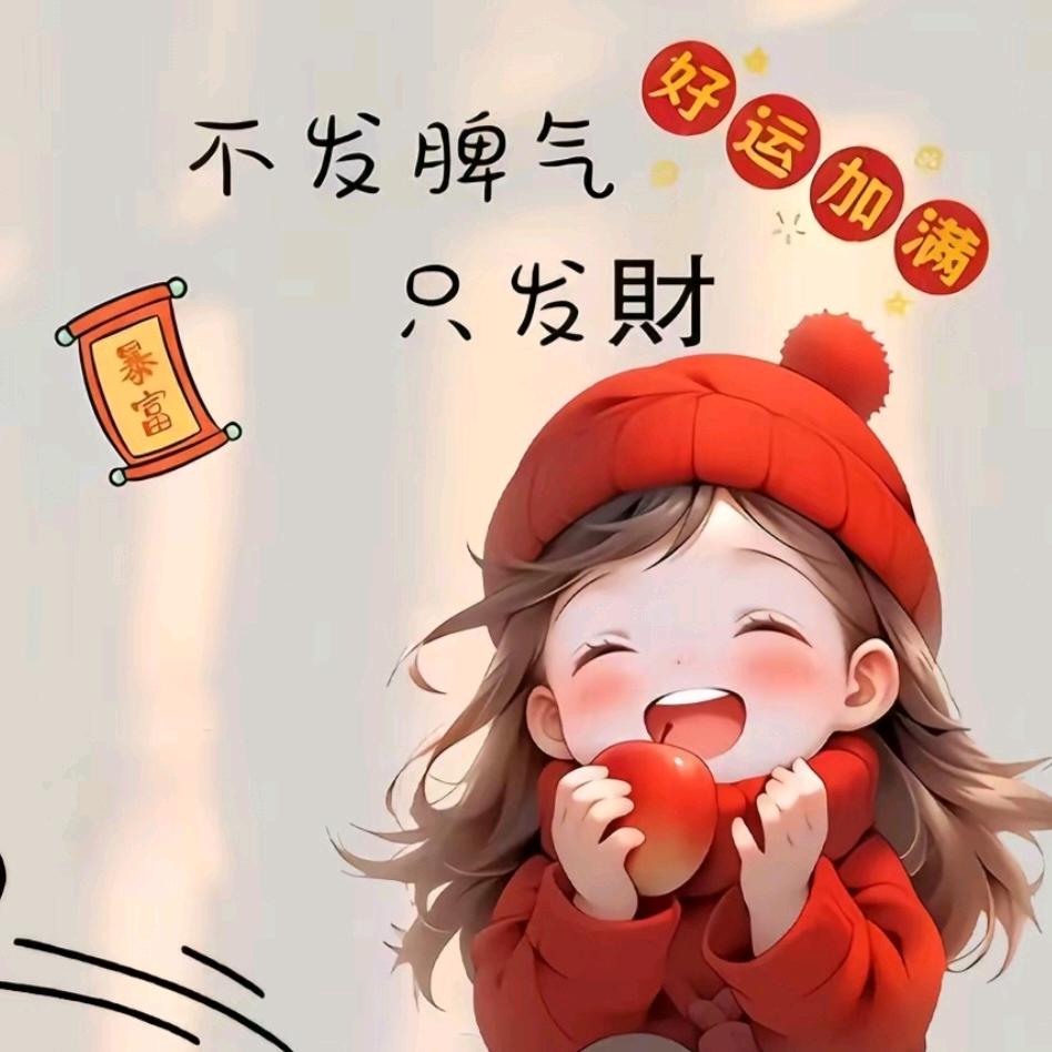 不发脾气只发财