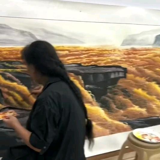 孟州画国画刘云霞