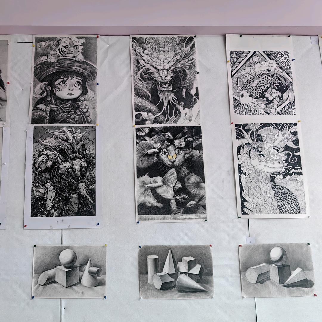 明明——城口县城专业教画画