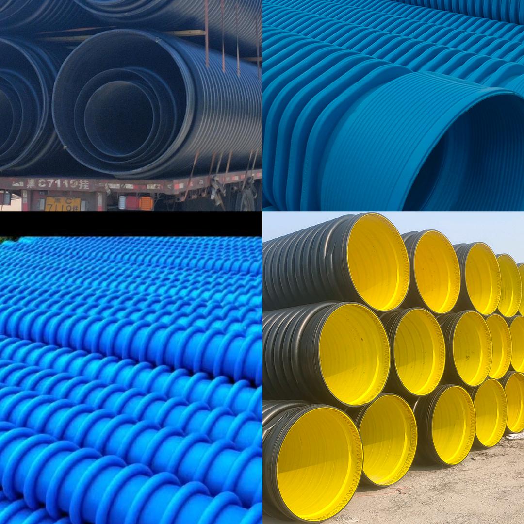 Hdpe缠绕结构壁克拉管，六棱结构壁管