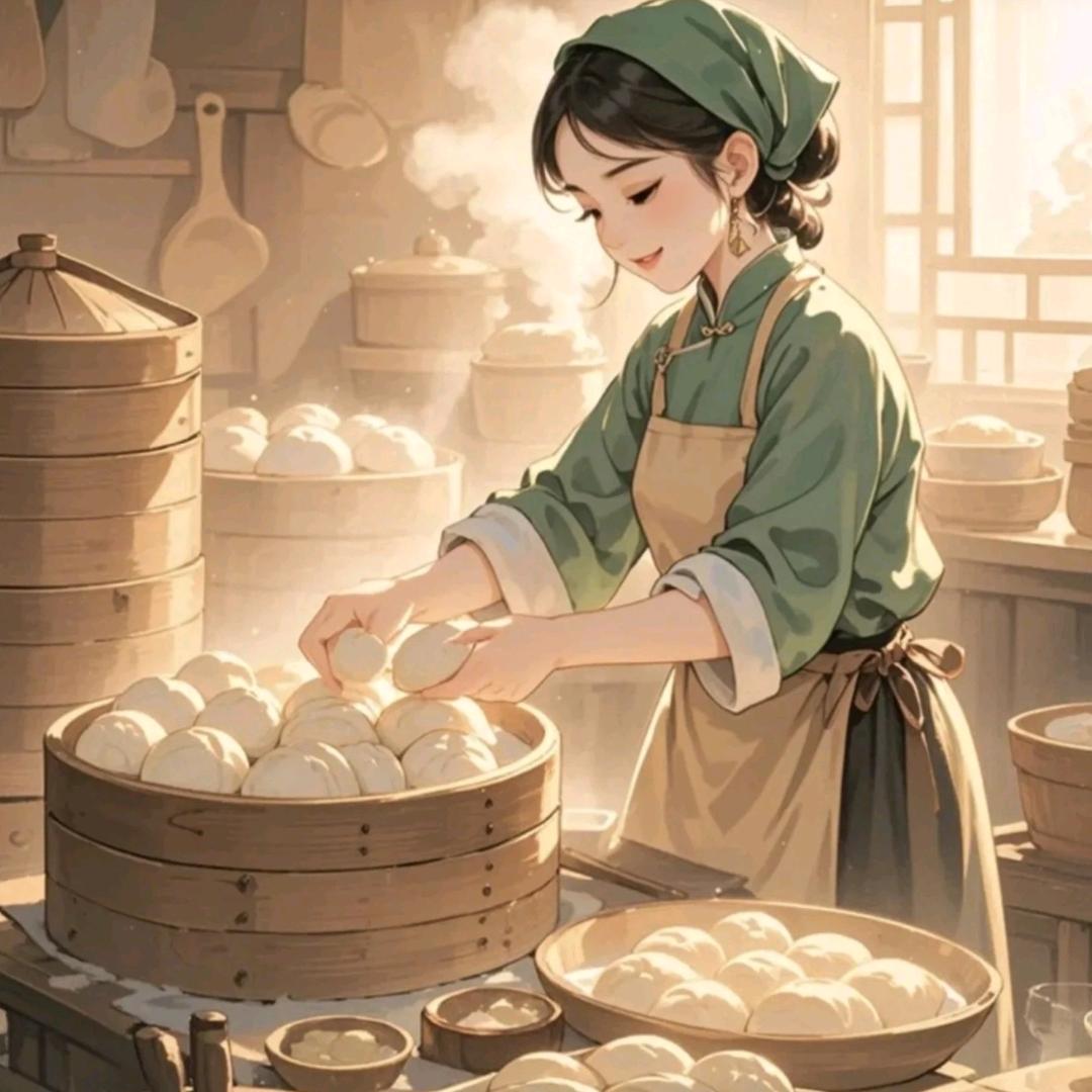 卖包子的70后小七妹