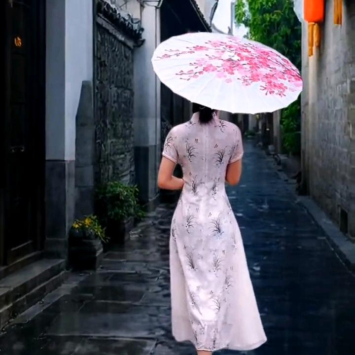 雨中漫步