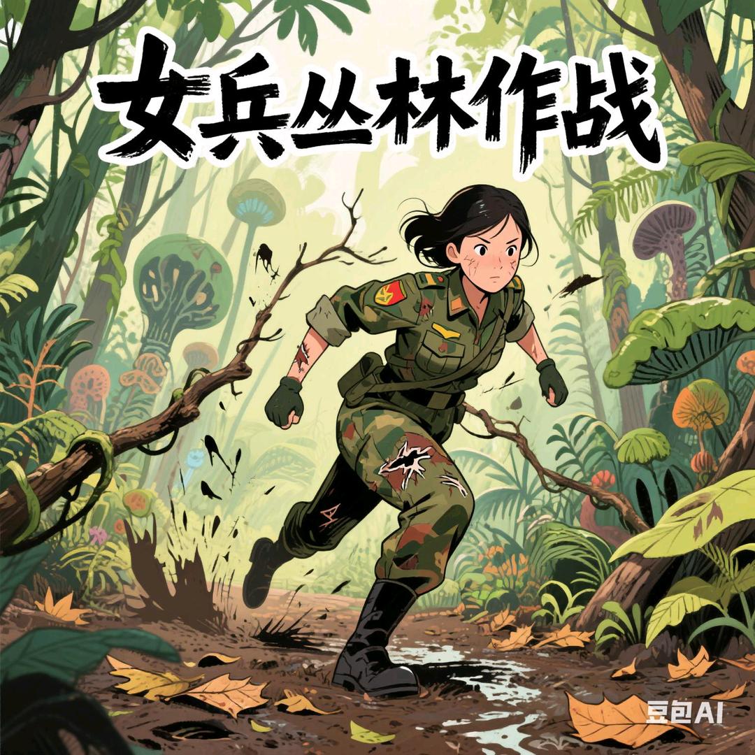 军绿花2