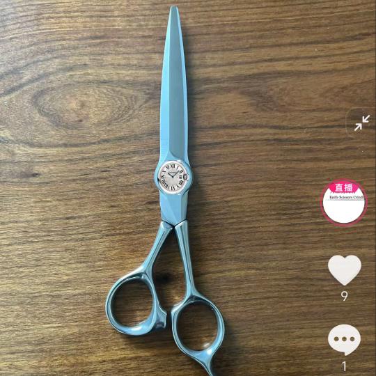 天甲专业研磨理发剪刀、宠物剪刀刀头