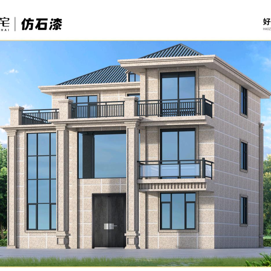 涂料王工《浠水璐宝仿石漆》