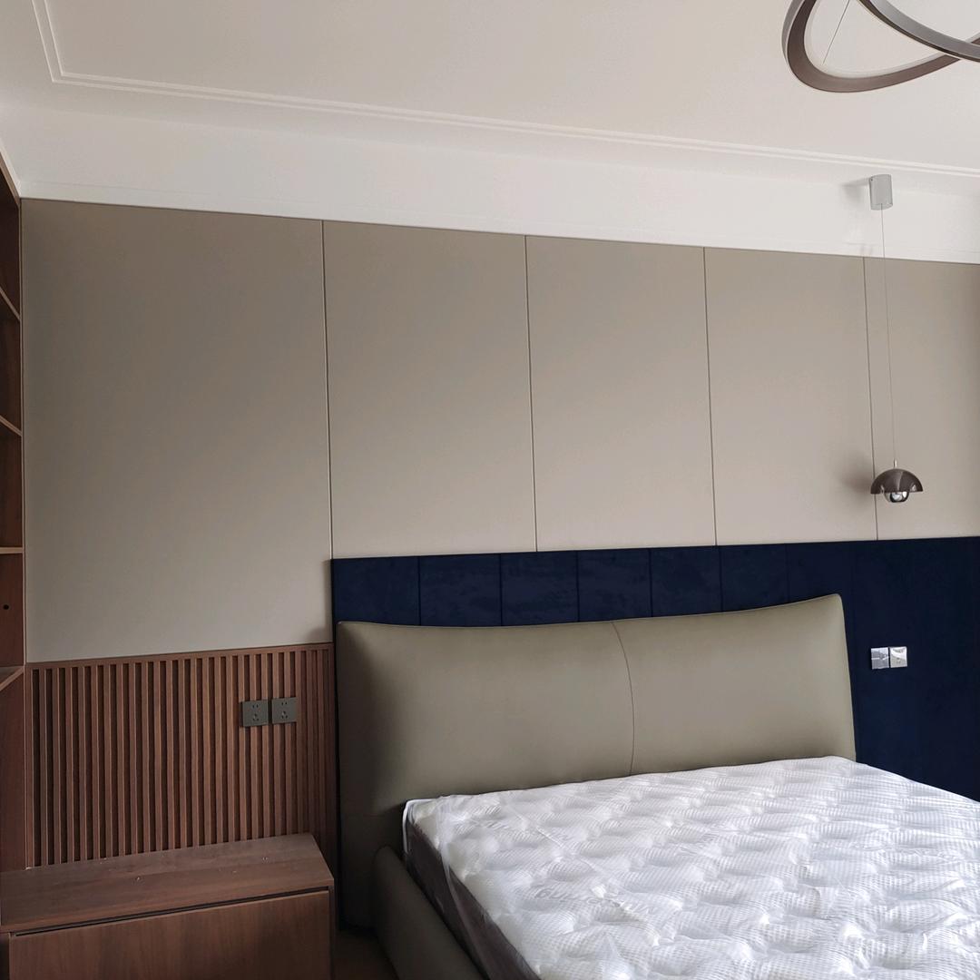 唐山爱尚软硬包工厂软包防盗门榻榻米围子