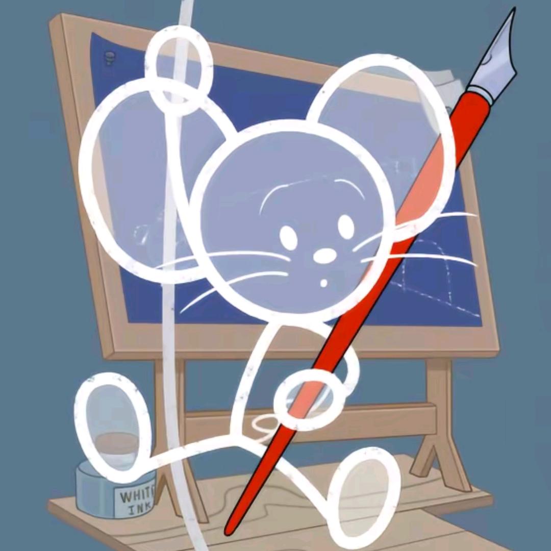 一只粉笔鼠莱恩