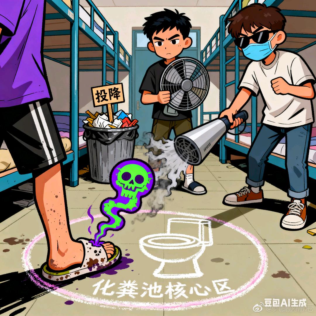 室友脚好臭宿舍是化粪池