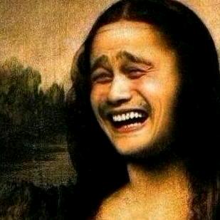 蒙娜丽傻的微笑