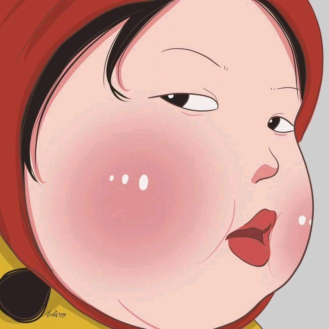 大脸盘子。