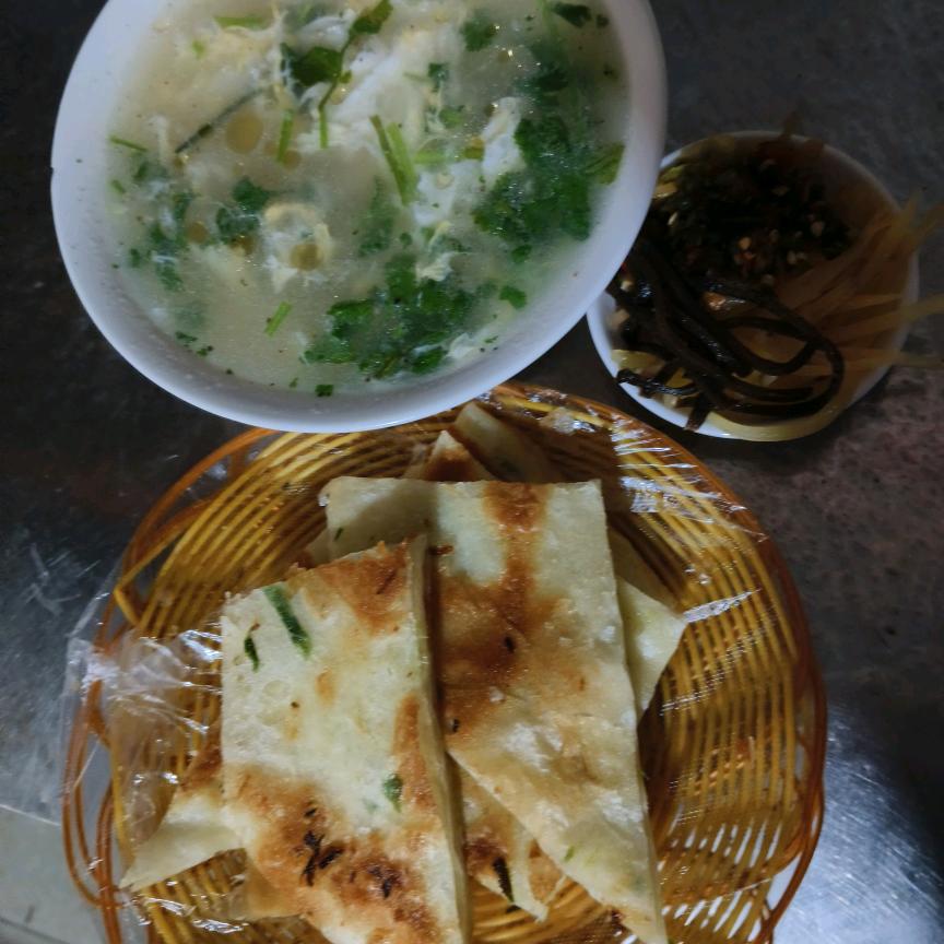 油饼母鸡汤