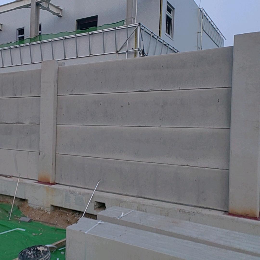 装配式围墙安装。防火墙安装