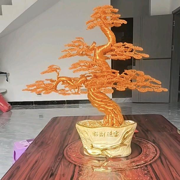 小本子黑松造型