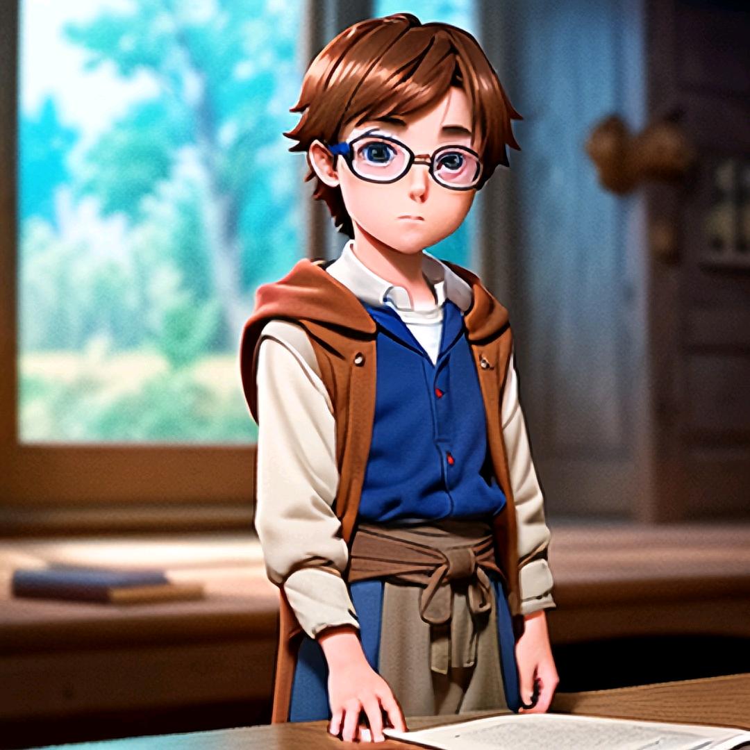 凡平村的小男孩