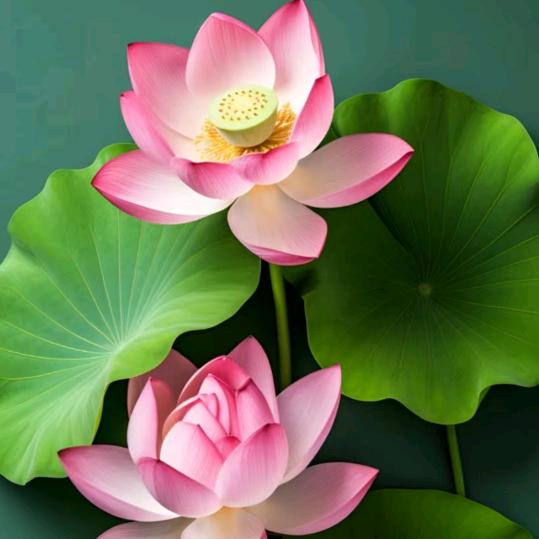 荷花盛开