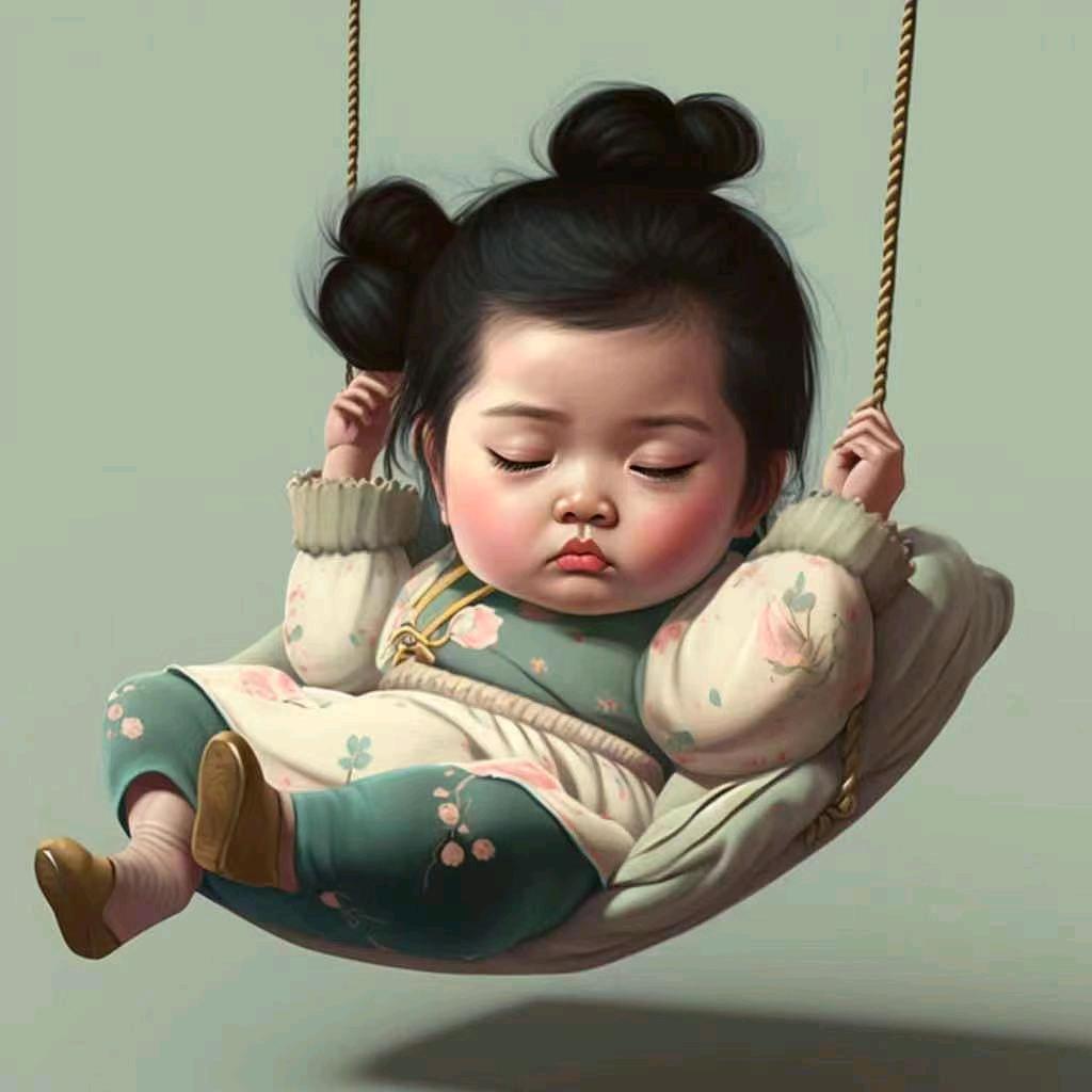 粉可爱的娃娃