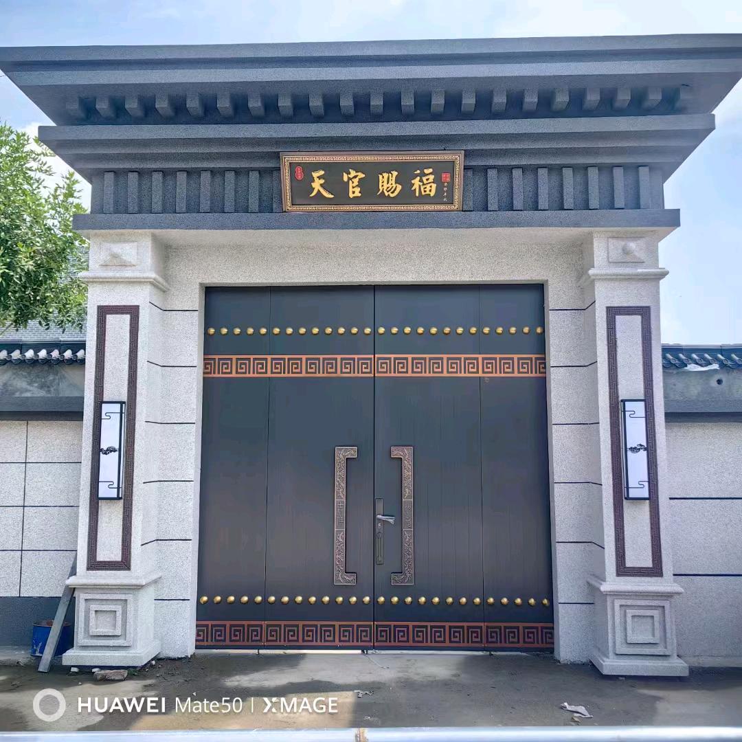 尉氏 锦盾门楼➕庭院门源头厂家