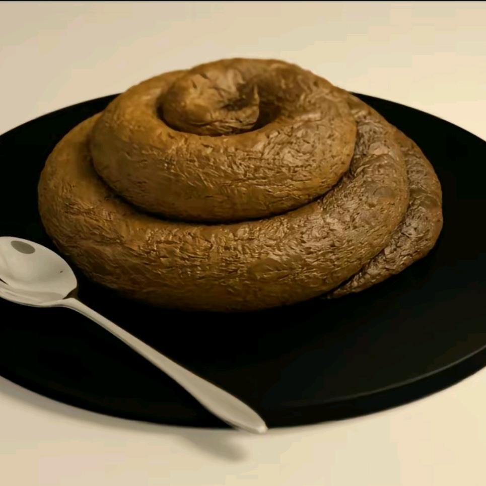 可爱的美味的独一无二的大便