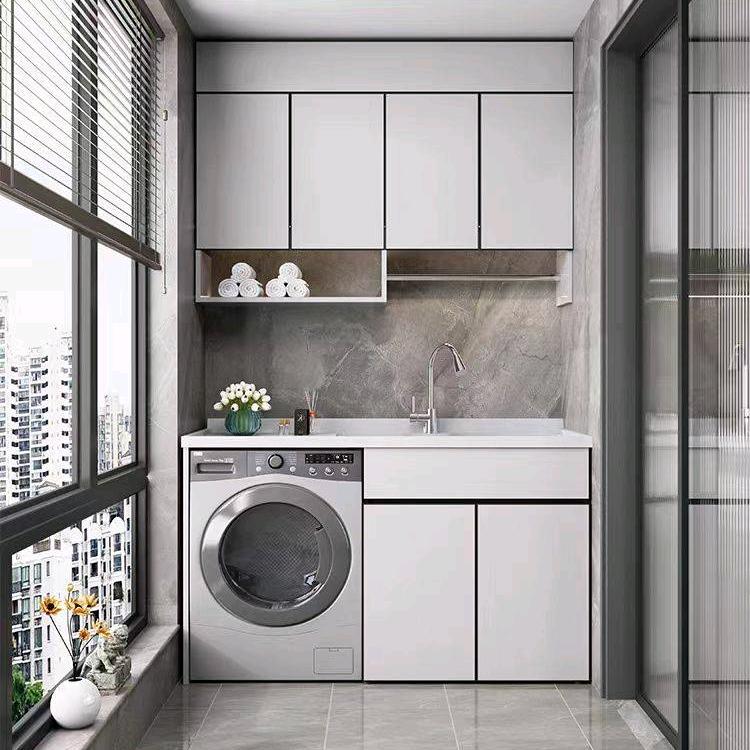 成都阳台洗衣机柜小徐