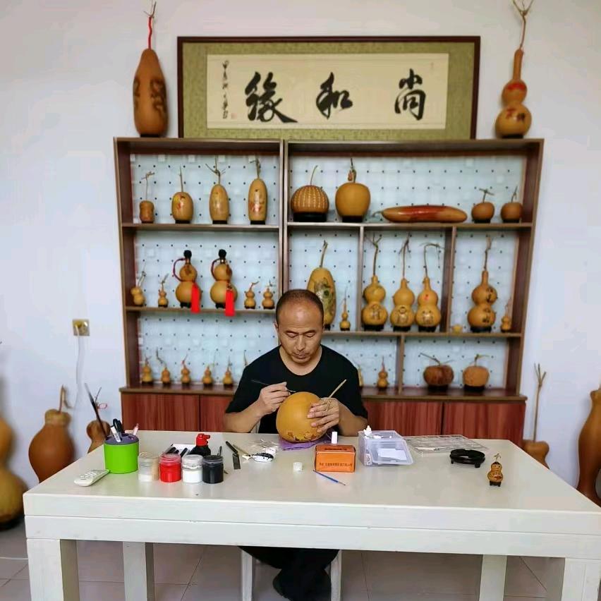 李哥葫芦墨刻[非遗技艺]北派