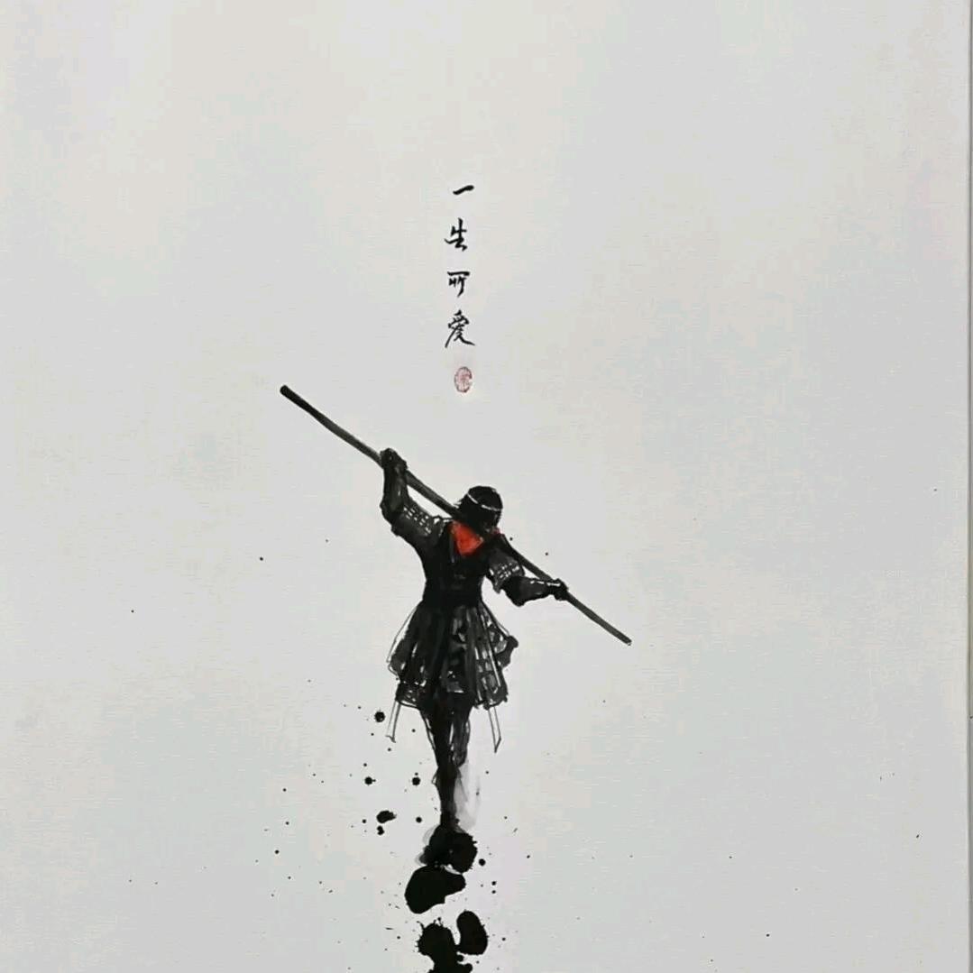 黑色领带