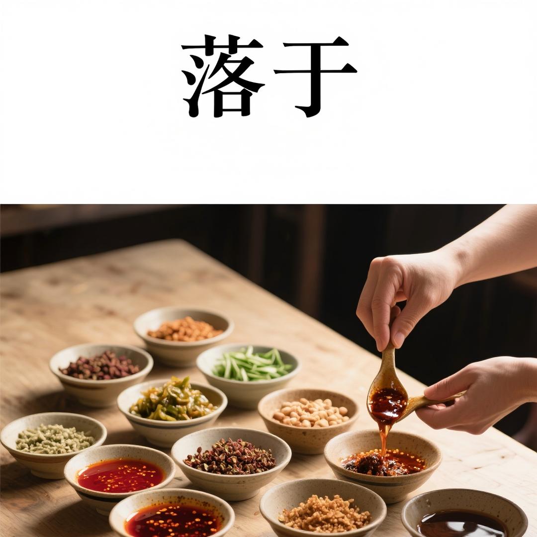 落于