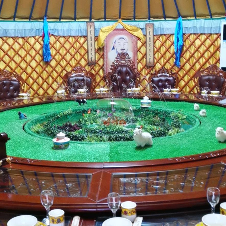 陕坝康尔莱生态园蒙古包