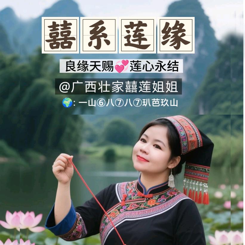 广西壮家囍莲姐姐在边关