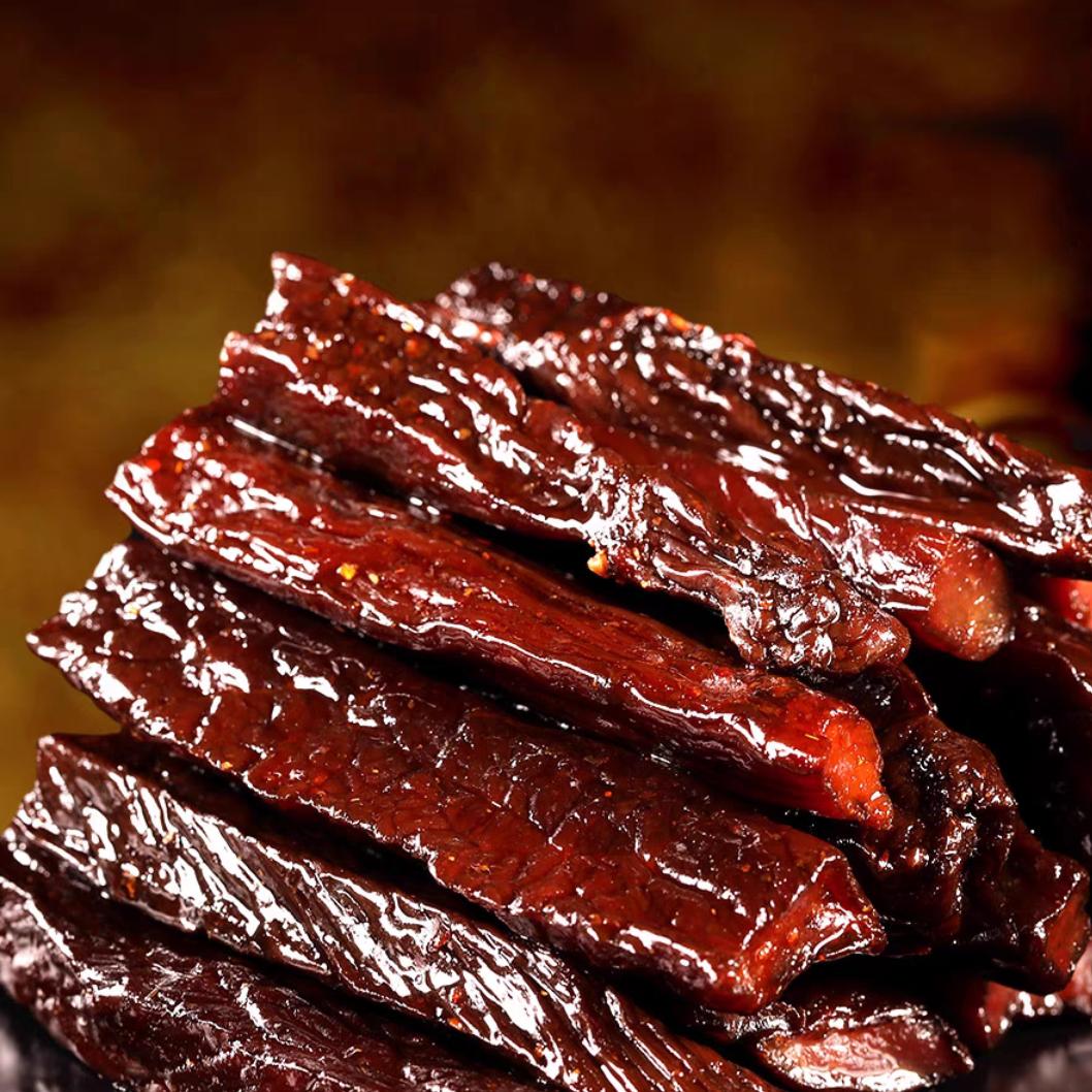 成都威哥俺的牧场现烤牛肉干