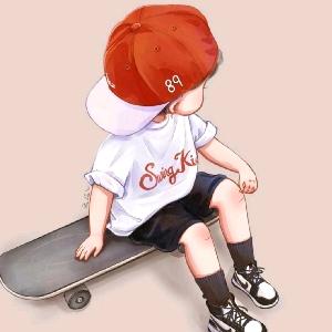 滑滑板的sk8