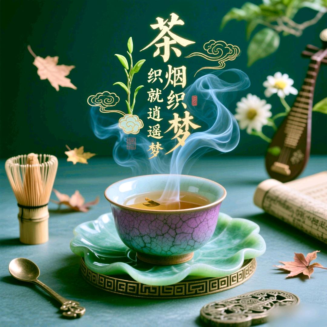 茶烟织就逍遥梦