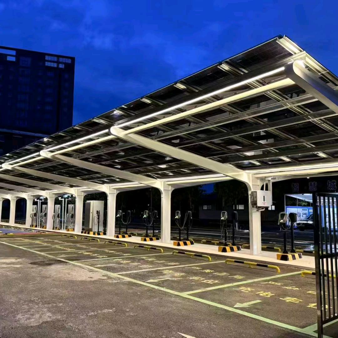 魏辉钢结构~主营膜结构车棚：光伏车棚