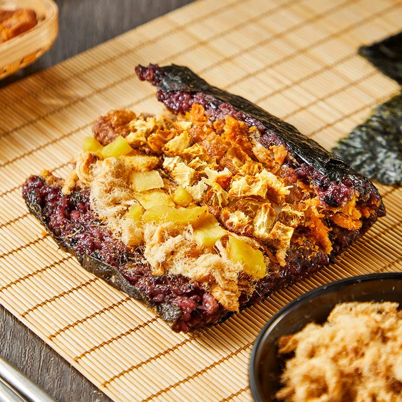 柴火木桶紫米饭