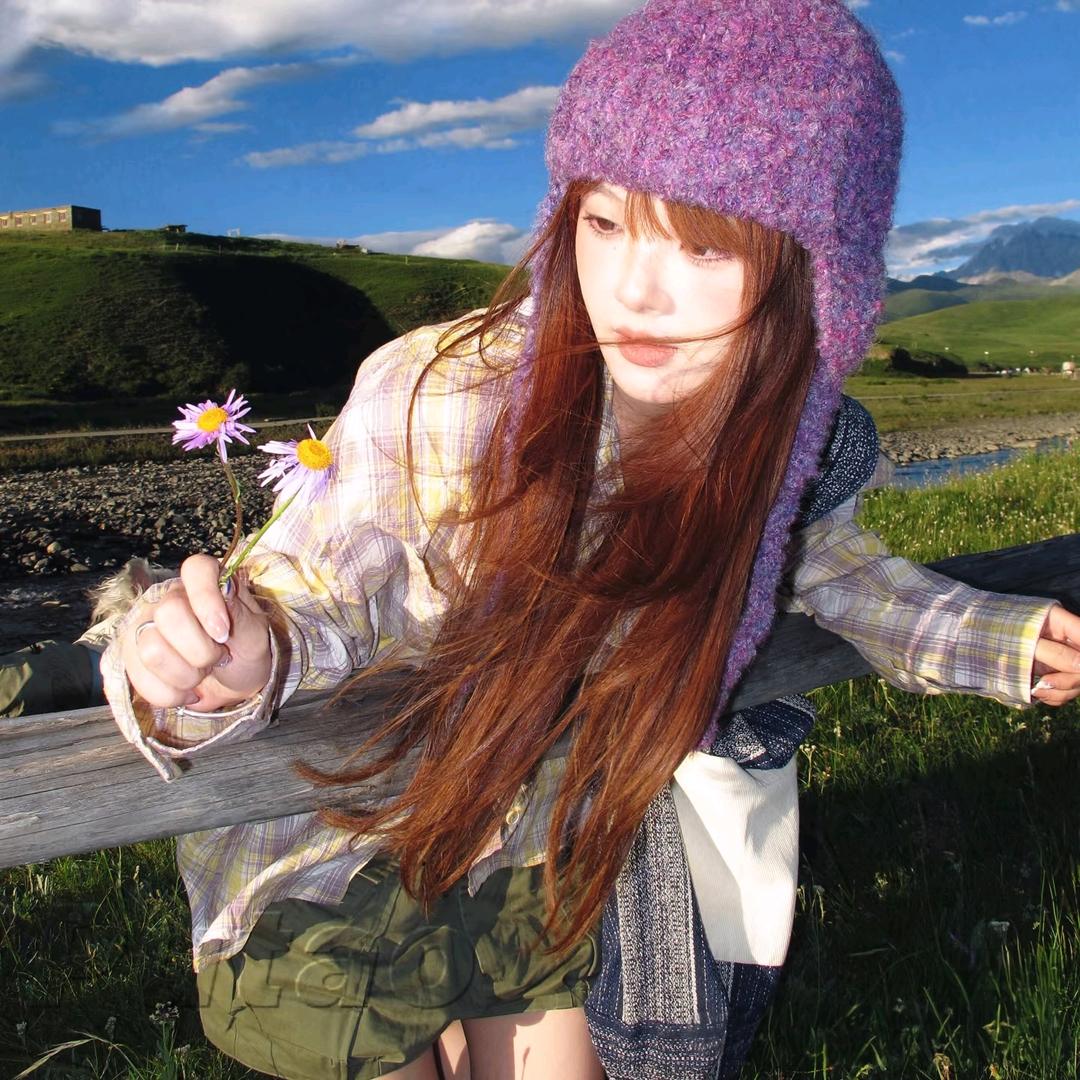 你头发乱了哦～