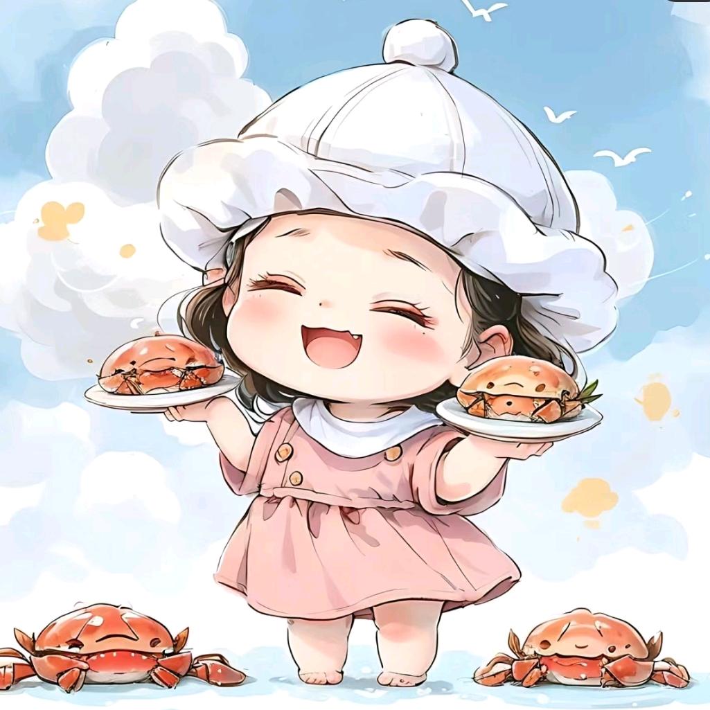 一只高质量的大闸蟹🦀