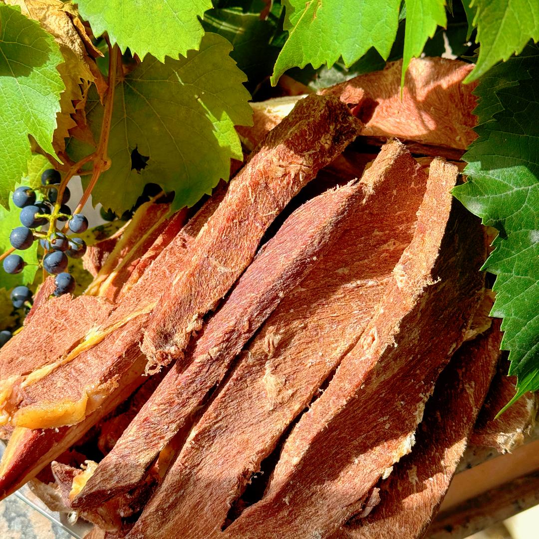 缺根筋的牦牛肉干