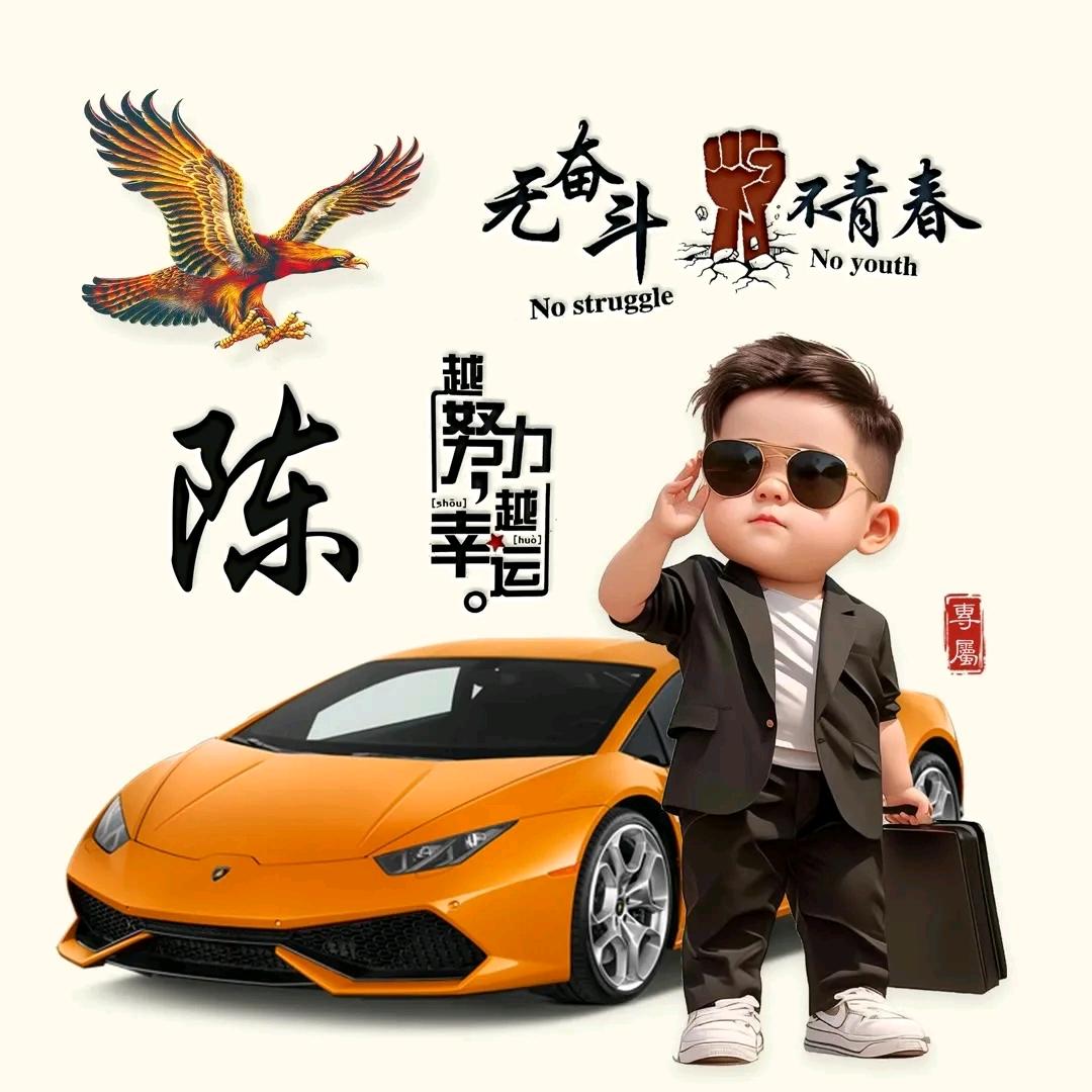 撸起袖子加油干陈