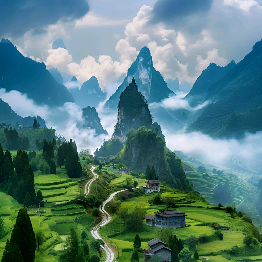 在路上