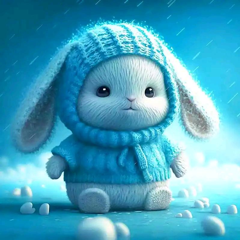 一头可爱的兔子