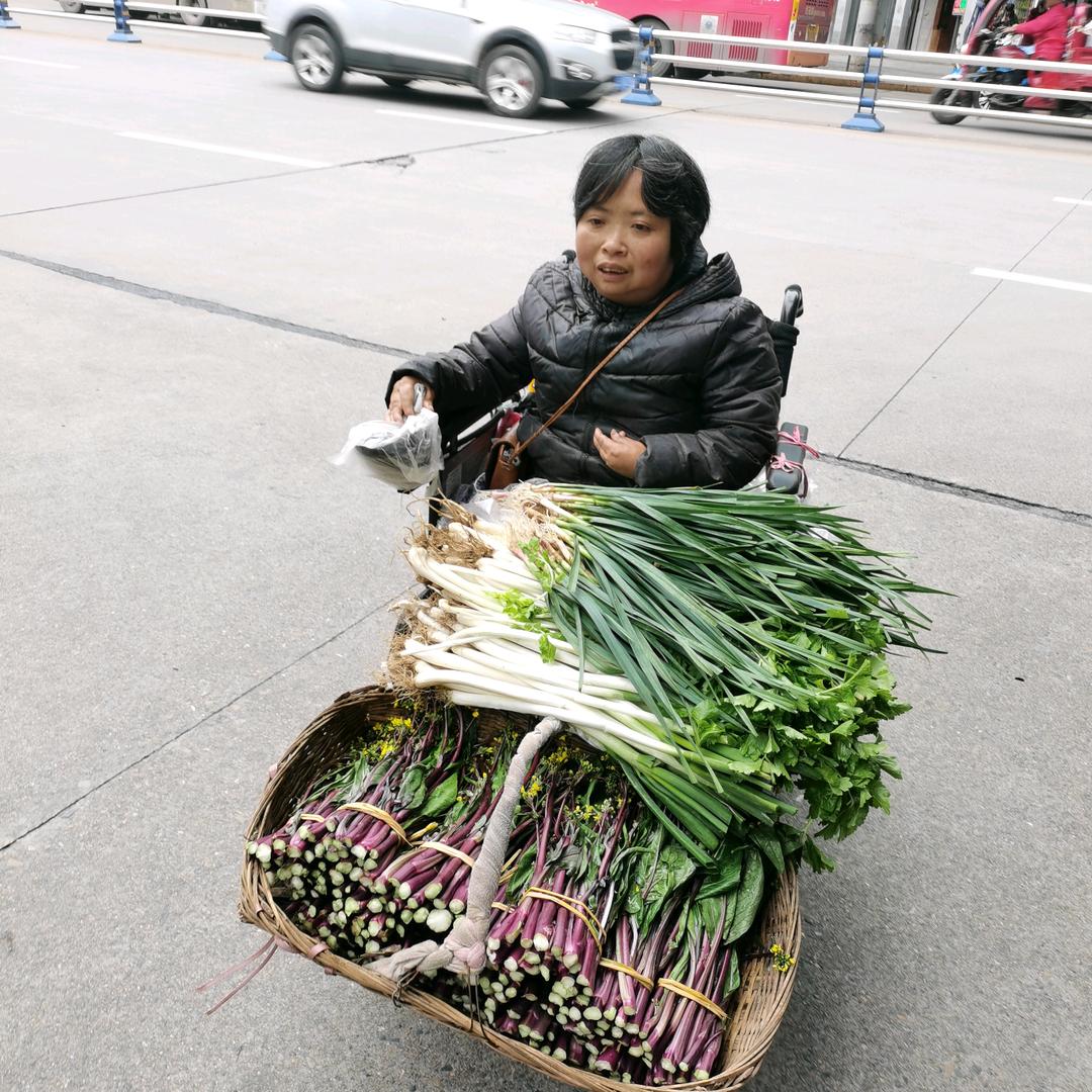 轮椅小妹卖菜下午4:30