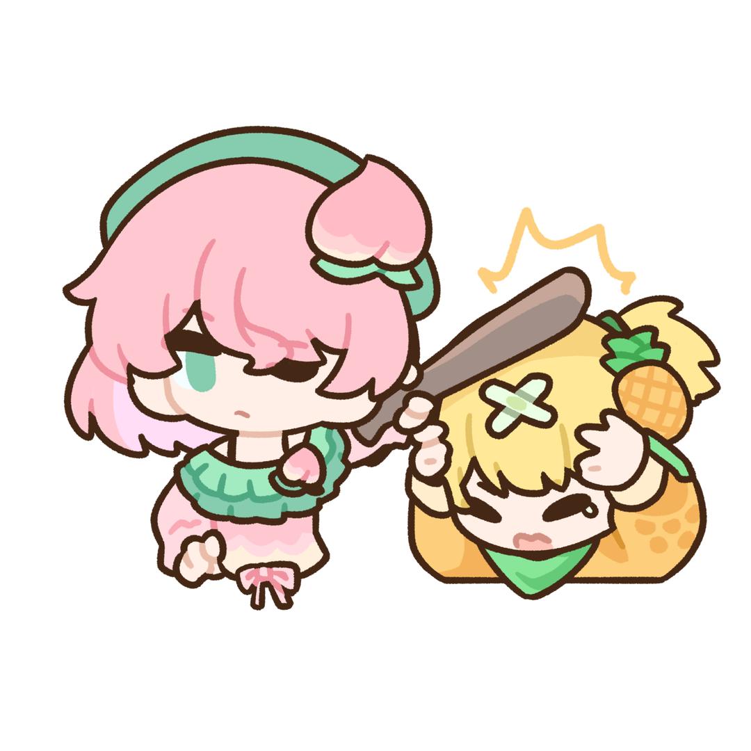 桃子比菠萝好吃