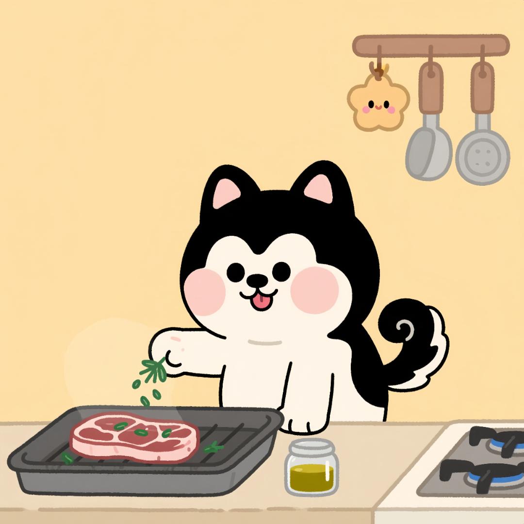 爱做饭的哈士奇