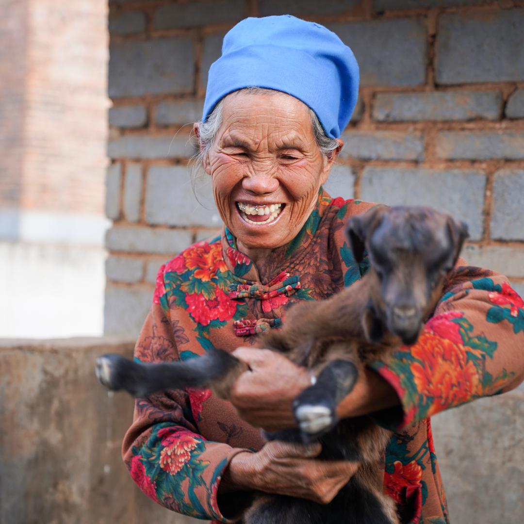 回村带着外婆玩