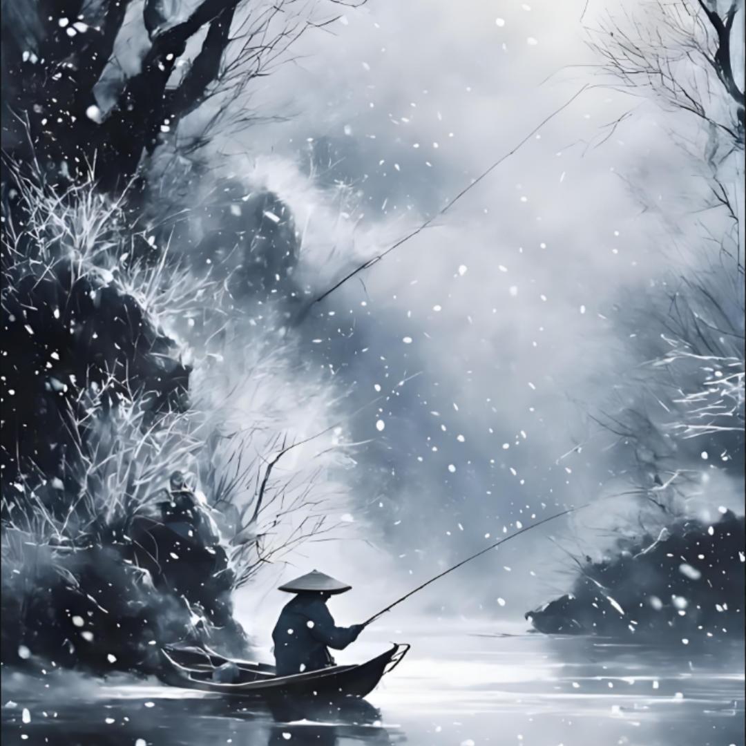 独钓寒江雪