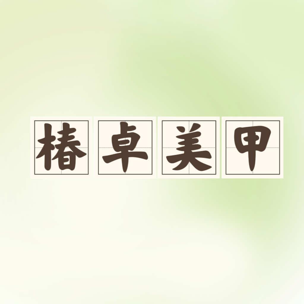 椿卓美甲品牌账号