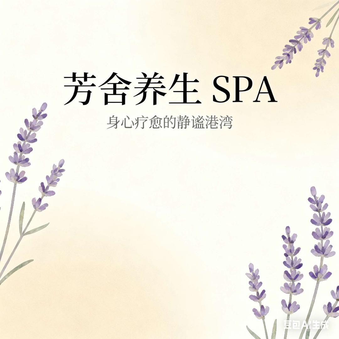 芳舍足浴SPA官方号