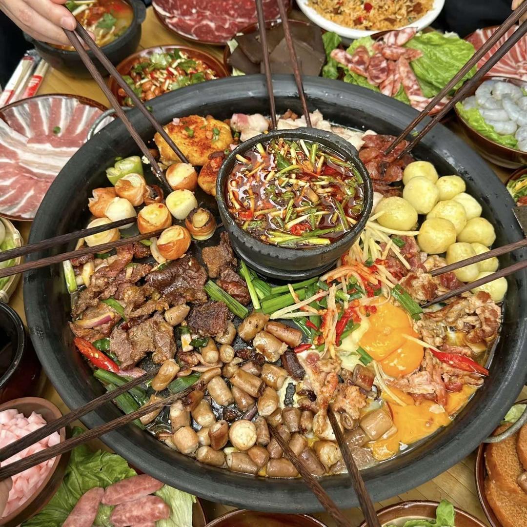 张鑫记生烙卤味烙锅大方铁板烧